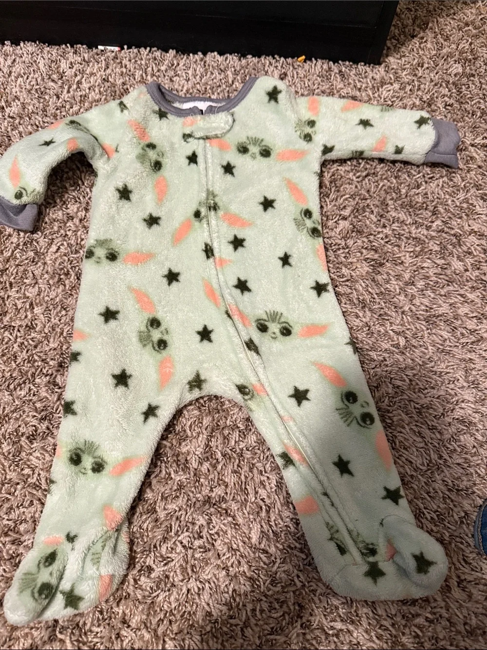 Cozy Star Wars Fleece Baby One-Piece Footed Pajamas
